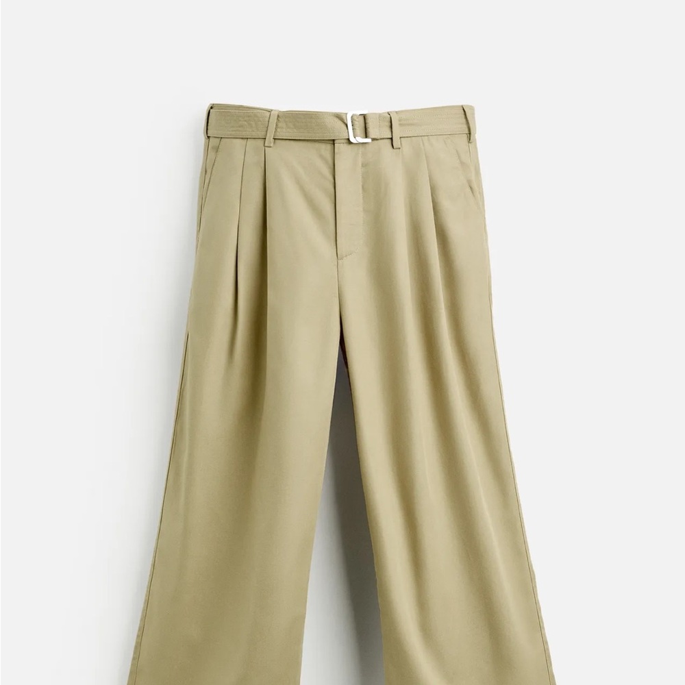 Zara Men's Khaki Chinos